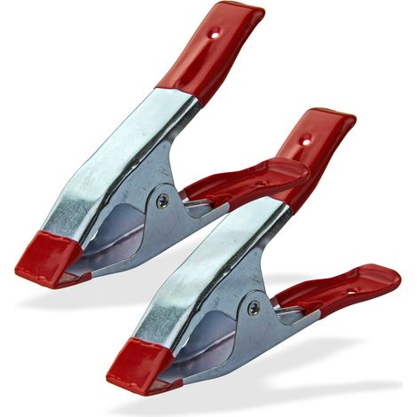 2x Leimzwinge 150 mm verzinkt gummiert Schraubzwinge Spannzwinge Klemmzwinge (1/3)