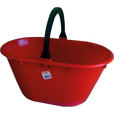 CESTO AGRICOLO OVALE cm. 50x30xh.24 - manico plastica  - ICS