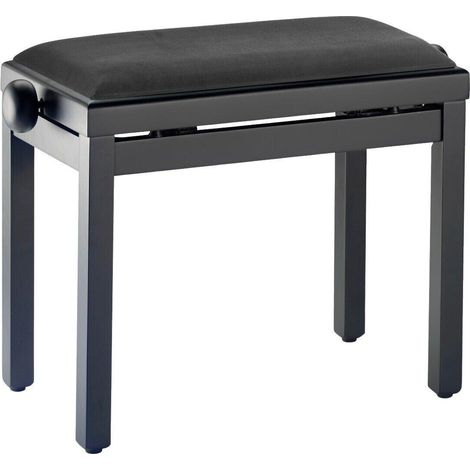 Stagg Klavierbank PB39 Schwarz Matt Verstellbar