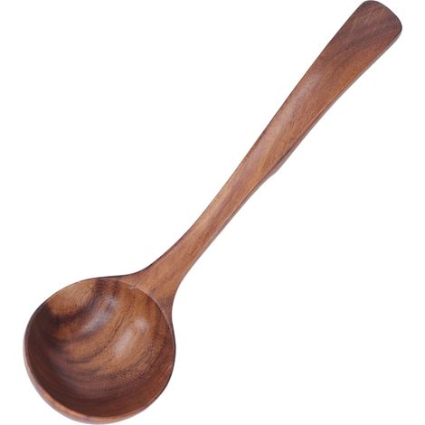 Cuillère à louche en bois pour accessoires de soupe, ustensiles de cuisine écologiques en bois massif, maison hôtel Type 1 (1/5)