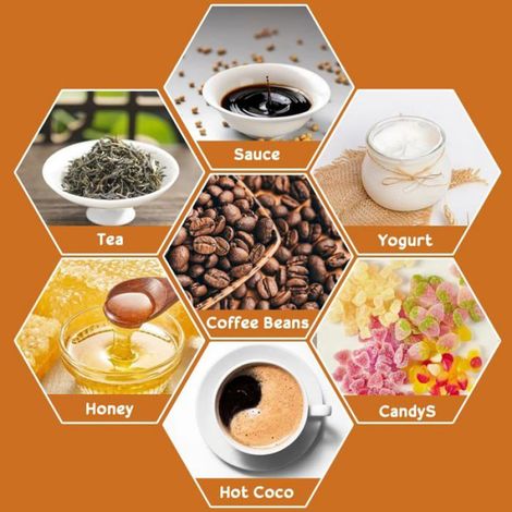 Cuillère café miel - 4, Bois olivier naturel réutilisable - Naturel Aucuneary (1/5)