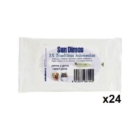 MehrzwecktЩcher fЩr Sandimas -Haustiere - 360 TЩcher (24 Pakete x 15 WischtЩcher C/U)