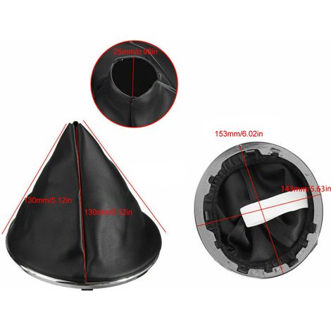Schaltknauf aus ABS-Leder [FIAT 500C 2007–2015] Kompatibel mit OE 50293173 – Weich und leicht zu reinigen (1/5)