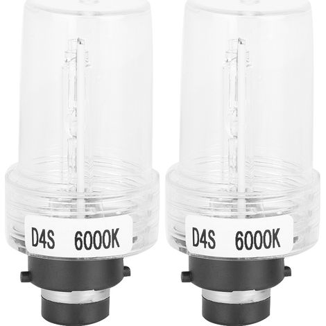 2 ampoules D4S 6000K 35W Xenon HID pour phares, remplacement haute luminosité, paire (1/5)