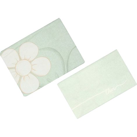 Housse de Couette Verte - Ligne - 1/2 p - 100% Coton (1/3)