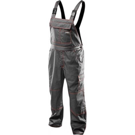 Pantaloni da lavoro basici con pettorina, taglia S/48 (1/2)