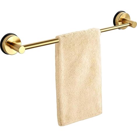 Porte-serviettes mural extensible INCREWAY en acier inoxydable doré, r (1/5)