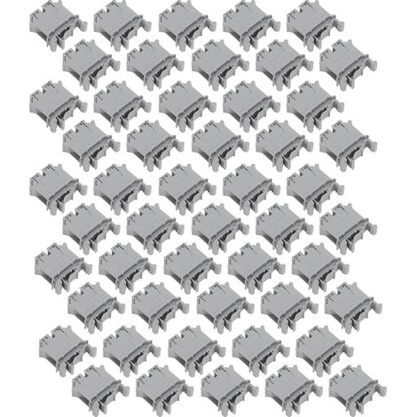 Lot de 50 borniers, stables, pratiques et fonctionnels, connecteurs de mise à la terre universels moulés sous pression, connexion électrique 800 V. (1/5)