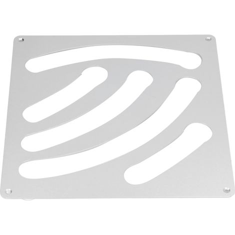 Porte-capsules de café mural en alliage d'aluminium argenté (1/5)
