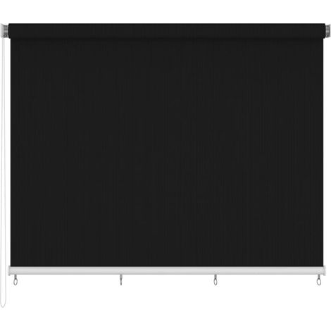 Persiana enrollable de exterior 400x230 cm negro