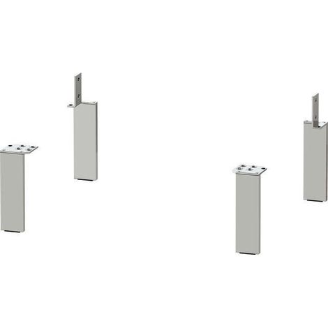 Support de socle BRIOSO 152x44x10mm 4 pièces laqué taupe