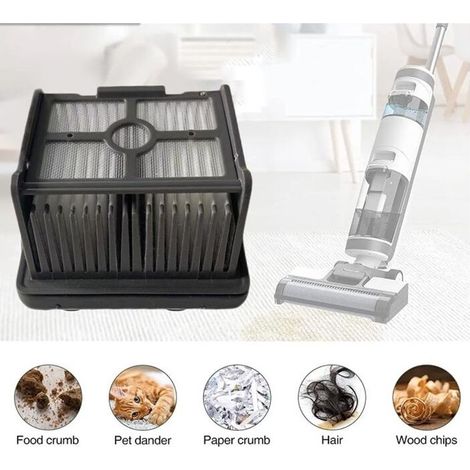 4 PièCes PièCes pour Dreame H12 Pro Lave-Sol Machine Aspirateur Accessoires Filtre Hepa Lavable Brosse à Rouleau Principal