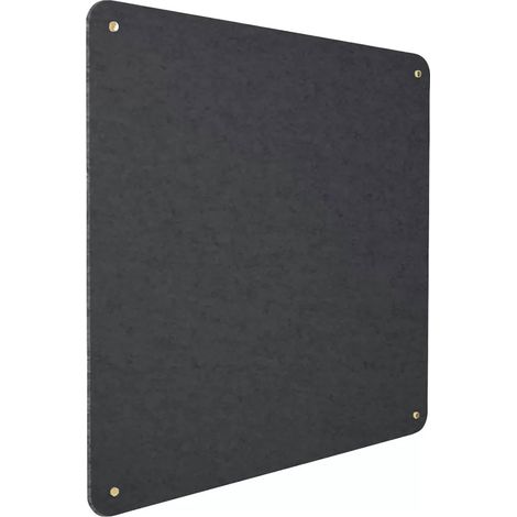 Pannello Fonoassorbente da Parete con Fori 70x70 cm Kit di 4 distanziali Coprivite Gold Finitura Antracite (1/5)