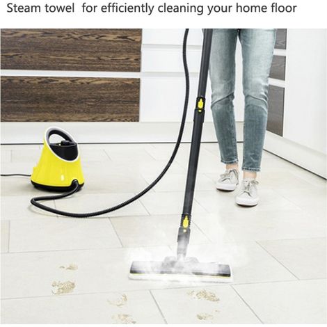 Steam Cleaner Round Brush Microfiber Cloth Pad for Hand & Floor Nozzle Kit Replacement for Karcher SC EasyFix Steam Cleaner & Steam Mop Accessory Parts 16 Pcs (1/5)