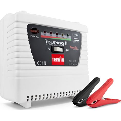 Petit chargeur 12/24 V pour batteries au plomb Telwin TOURING 11 (1/2)