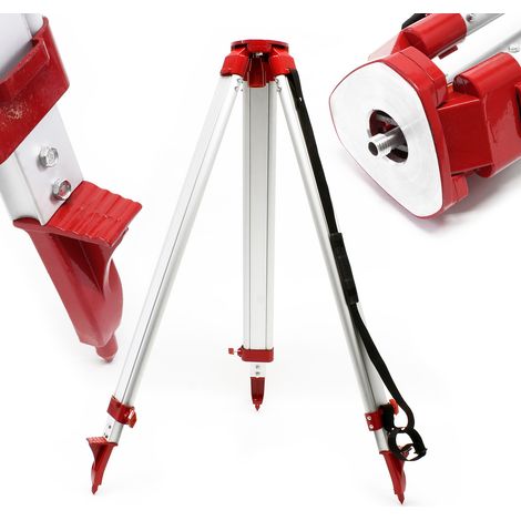 Trípode extensible nivel láser cruzado 162,5 cm Soporte para laser línea cruzada Medición digital