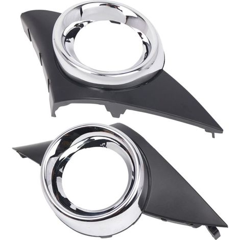 Fog light grille for Peugeot 207 (2006–2009), sports car, front fog light grille, fog light cover, accessory (1/4)
