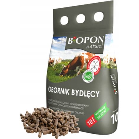 BIOPON Estiércol granulado para ganado 10L
