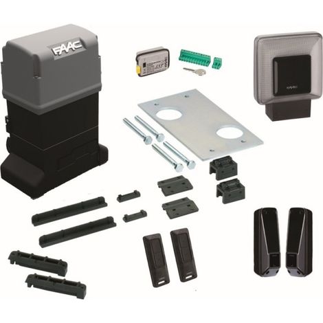 Motorisation portail coulissant 600 kg PraticoKit - FAAC 105955
