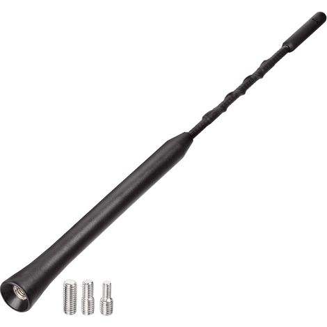 Antenne Radio - Universelle 9 Pouces - Flexible - Antiparasite - Fixation Par Vis - Pour Voiture (1/5)
