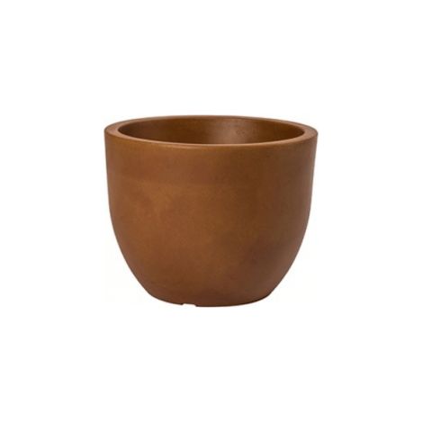 VASO CONCA 30 CM CORTEN PLASTECNIC