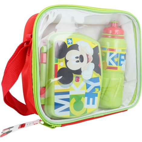 Topolino - Set Lunchbox + bottiglia da 530 ml in borsa (1/3)