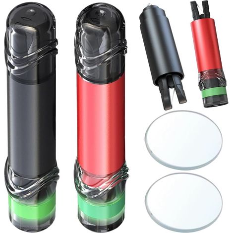 2 pièces 2 en 1 coupe-ceinture de sécurité, marteau d'urgence, marteau d'urgence de voiture avec coupe-ceinture, marteau de sécurité avec couteau de ceinture, cartouche d'urgence pour terre sous l'eau (1/5)