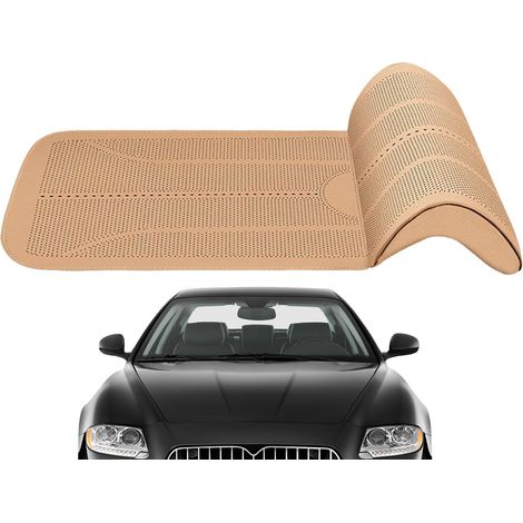 Coussin d'extension de jambe de voiture, coussin de repose-pied pour voiture, coussin de repose-genou respirant pour tourisme, bureau, camping-car, train, maison, voyage, trajets et conduite (1/5)