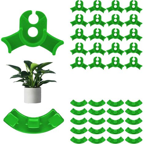 Lot de 40 pinces à cintrer pour plantes à faible charge (20 grandes + 20 petites pièces)- Pinces de flexion pour l'entraînement des plantes - Branches de jardin à 90 degrés (1/5)