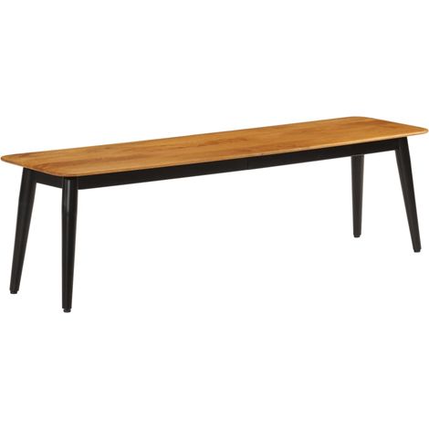 Bench 160x40x45 cm Solid Wood Mango and Iron vidaXL