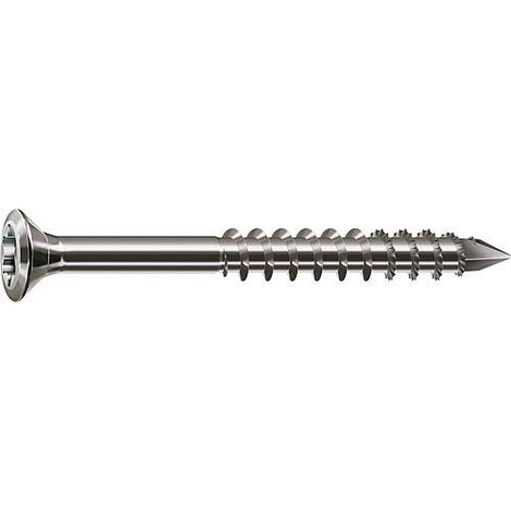 Vis tete bombee SPAX® inox A2 filetage partiel T - STAR Plus Diam 4,5 x 70 mm, 100 pcs (1/5)