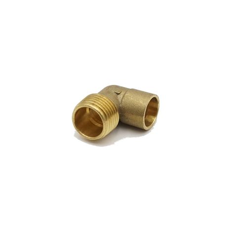 PrimaPlus Copper Solder Ring Adaptor Elbow 15mm x 1/2" Male (1/3)