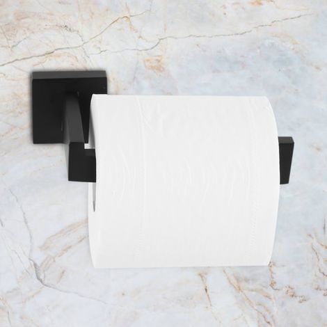 Porte-rouleau de papier toilette mural à un seul tuyau, étagère à roulettes pour salle de bain et cuisine. (1/5)