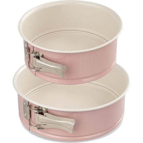 Ensemble de 2 moules à manqué à charnière 18 et 20 cm Dr. Oetker Rétro (1/5)