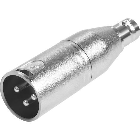 Adaptateur Audio XLR mâle vers BNC femelle 3 broches XLR/BNC pour microphones, caméra audio RF table de mixage (1/5)