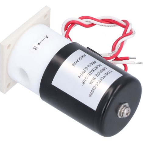 Électrovanne CC/CA à dissipation thermique, résistante aux acides et aux bases fortes, pour l'industrie, 220 V CA (1/5)