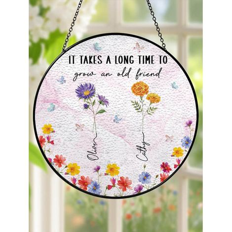 Attrape-soleil décoration amitié, cadeau pour meilleurs amis 9cm (1/5)