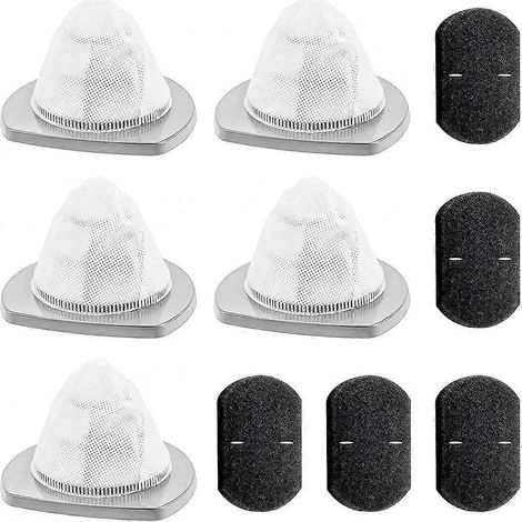 Lot de 5 filtres 2033 pour aspirateur balai léger sans sac Bissell Featherweight (références 20331, 20333 et 20334), remplace la référence 1611508 (1/5)