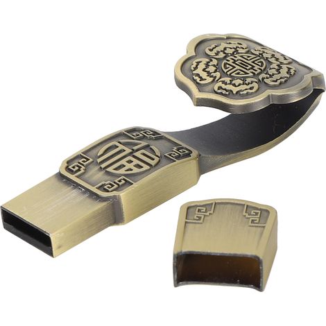 Tragbarer und wasserdichter USB 2.0-Stick aus Metall, 64 GB, zum Datentransfer und zur Datenweitergabe. (1/5)