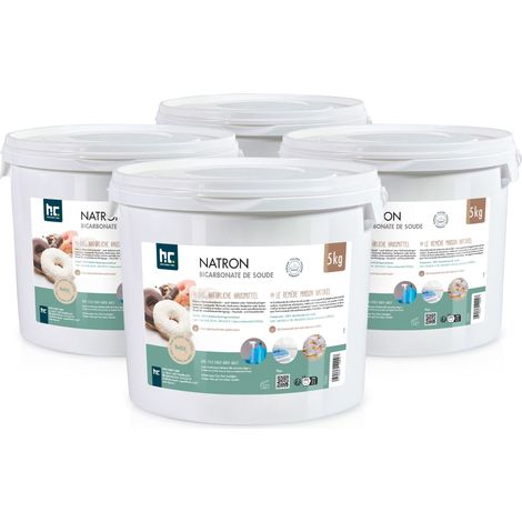 4x5 kg Natron Backsoda Natriumhydrogencarbonat in Lebensmittelqualität