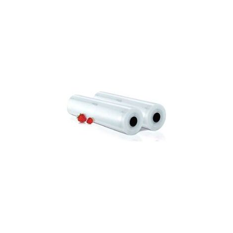 Kitchenchef – Lot de 2 rouleaux de sacs sous vide 28 cm x 3 m – Compatibles avec emballeuses Vs201 – Conservation optimale des aliments – VBR280 (1/2)