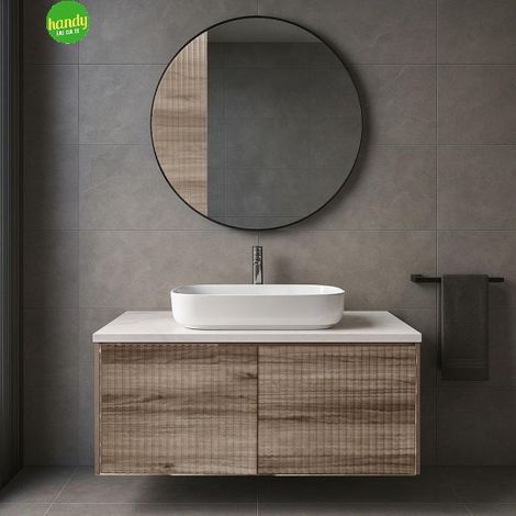 Composizione sospesa Greta Handy 90 cm nuovo olmo (1/2)