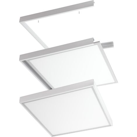 Tessileio di Montaggio Superficie Montata Pannello LED 30x30Cm (1/4)