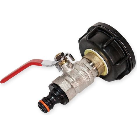 TAPÓN 20G. INTERNO + VÁLVULA DE BOLA + ACOPLAMIENTO RÁPIDO - TAPÓN H/VENTANA