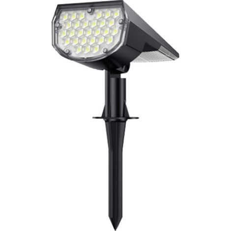Lampe Puissante [37LED/] Spot Solaire Exterieur IP65 Imperméable, Lumière, Eclairage Pour Les Décorations de Jardin(Blanc Froid)-RAPANDA (1/4)