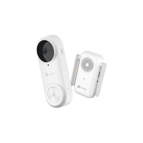 Timbre de video conectado - EZVIZ - DB2 PRO - Con batería recargable - Blanco