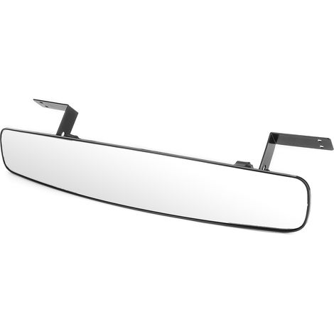 Rétroviseur central convexe 180° grand angle panoramique pour Yamaha, miroir arrière élargi, champ de vision étendu, accessoire moto haute visibilité (1/5)