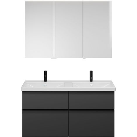 burgbad Eqio Set, bestehend aus Spiegelschrank rechts,