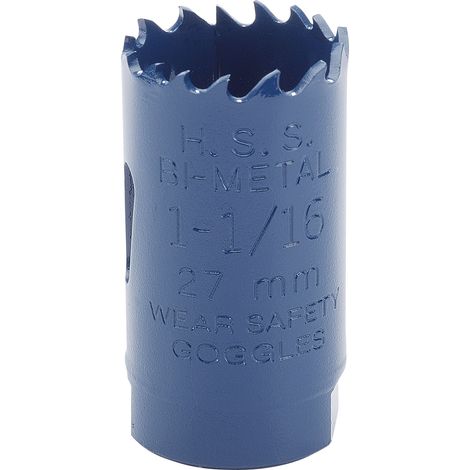 Draper Expert 27mm HSS Bi-Metal Holesaw Blade with High-Speed, Variable Pitch for Precise Drilling (Model 34755) (1/5)