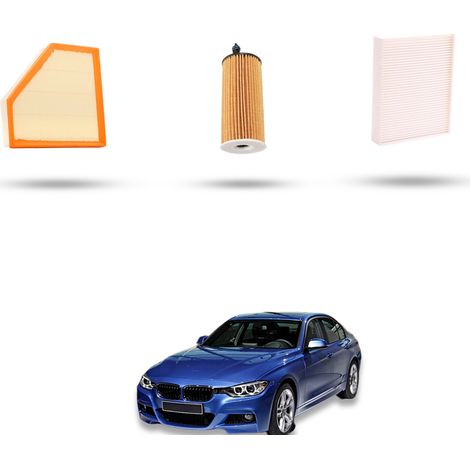 Kit Tagliando 3 filtri compatibile con BMW Serie 3 (F30, F80,F31) 330E 185kw dal 2015 (1/5)